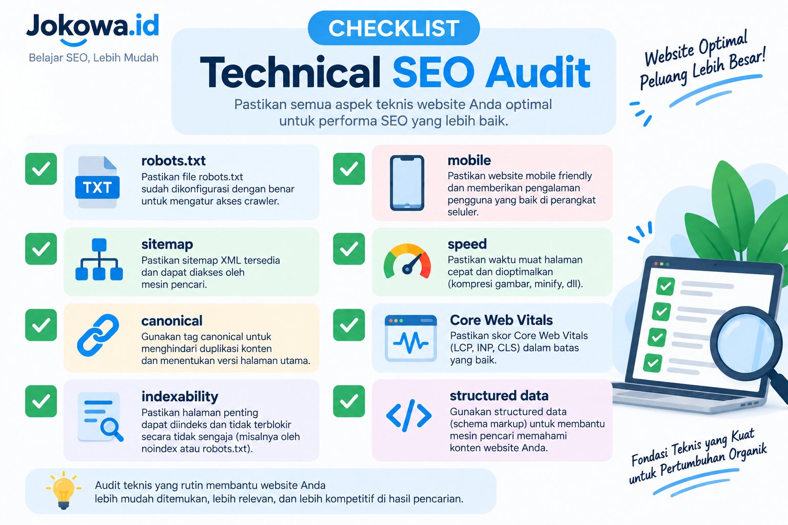 Optimalkan Technical SEO