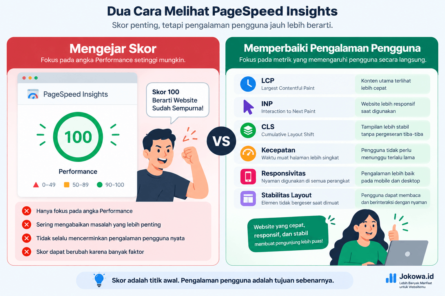 PageSpeed Score Bukan Satu-Satunya Ukuran