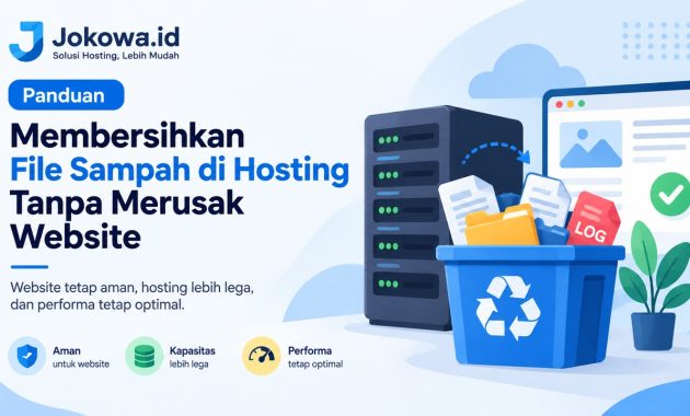 PandCek Penggunaan Disk Hostinguan Membersihkan File Sampah di Hosting Tanpa Merusak Website