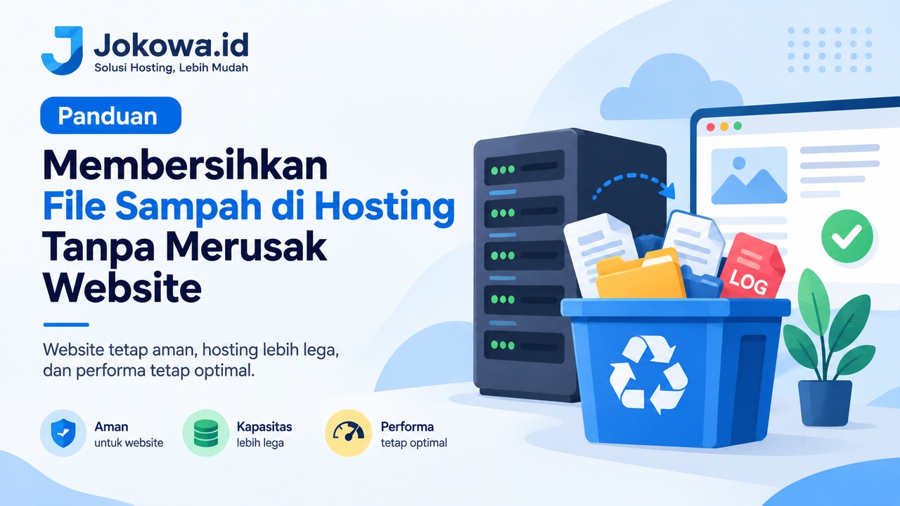 PandCek Penggunaan Disk Hostinguan Membersihkan File Sampah di Hosting Tanpa Merusak Website