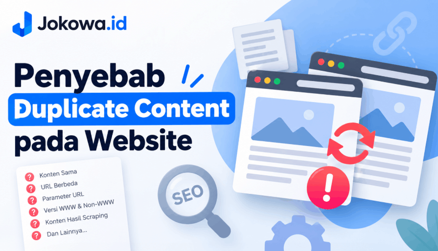 Penyebab Duplicate Content pada Website