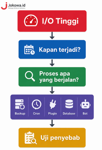 Resource Usage pada panel hosting