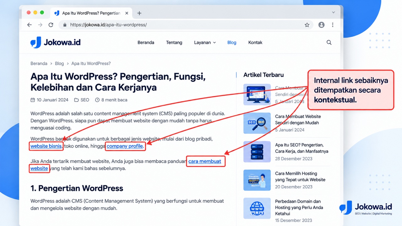 Search Intent dan Internal Linking