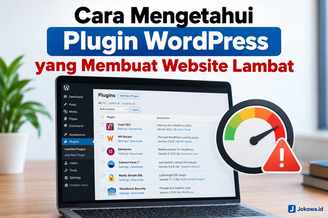 Cara Mengetahui Plugin WordPress yang Membuat Website Lambat