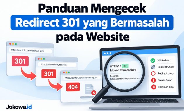 Panduan Mengecek Redirect 301 yang Bermasalah pada Website